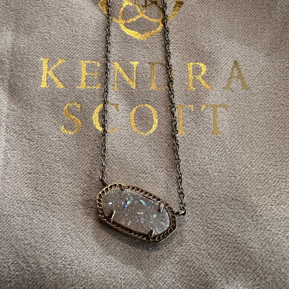 Kendra Scott Silver Pendant Necklace - Picture 4 of 5